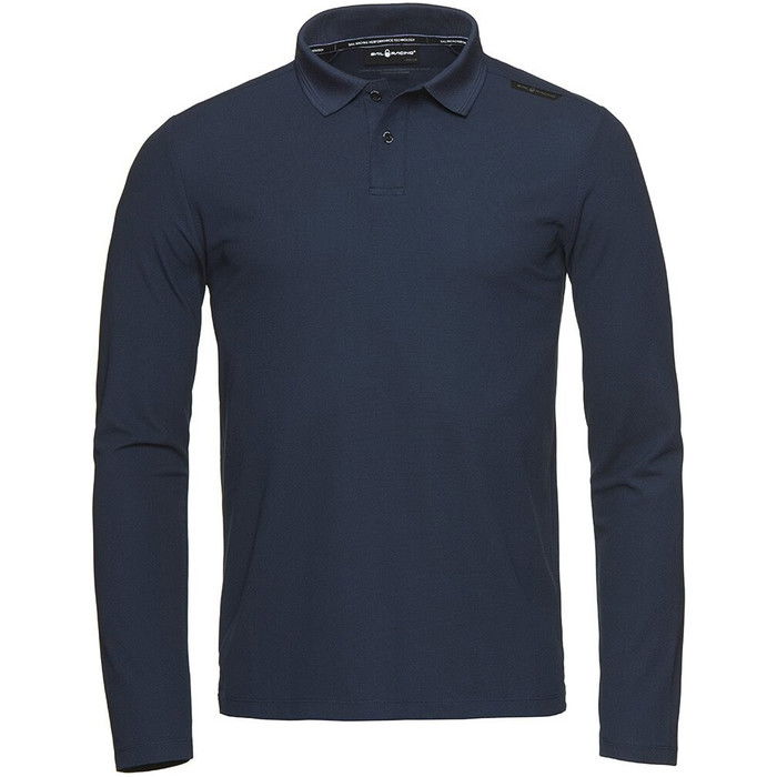 Mens navy clearance long sleeve polo